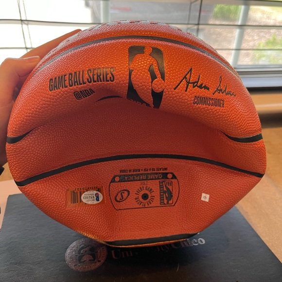 Tacko Fall Autographed Celtics Basketball - Picture 3 of 4